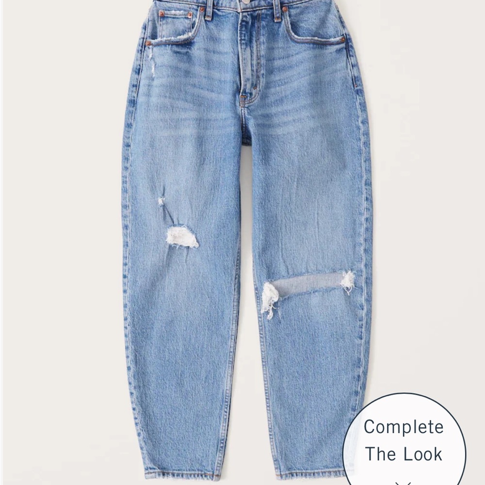 Abercrombie The 80s Mom High Rise Jean